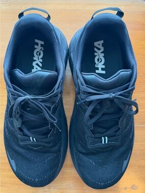 Men’s Hoka Black Athletic Running Shoes